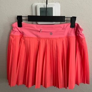 lululemon athletica Pink Pleated Athletic Skirt